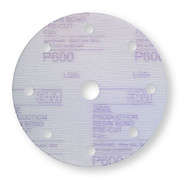 3M™ 62015 Круг 260L, пленочная основа, оксид алюминия, 150 мм, 9 отв, P600
