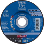 Круг шлифовальный E 125-7 CERAMIC SGP STEELOX